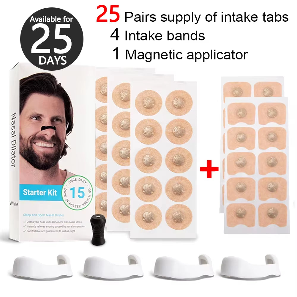 Sports Nasal Strips Magnetic Nose Dilator Increase Sports Air Intake Improve Sleeping Reduce Snoring Magnetic Nasal Strips