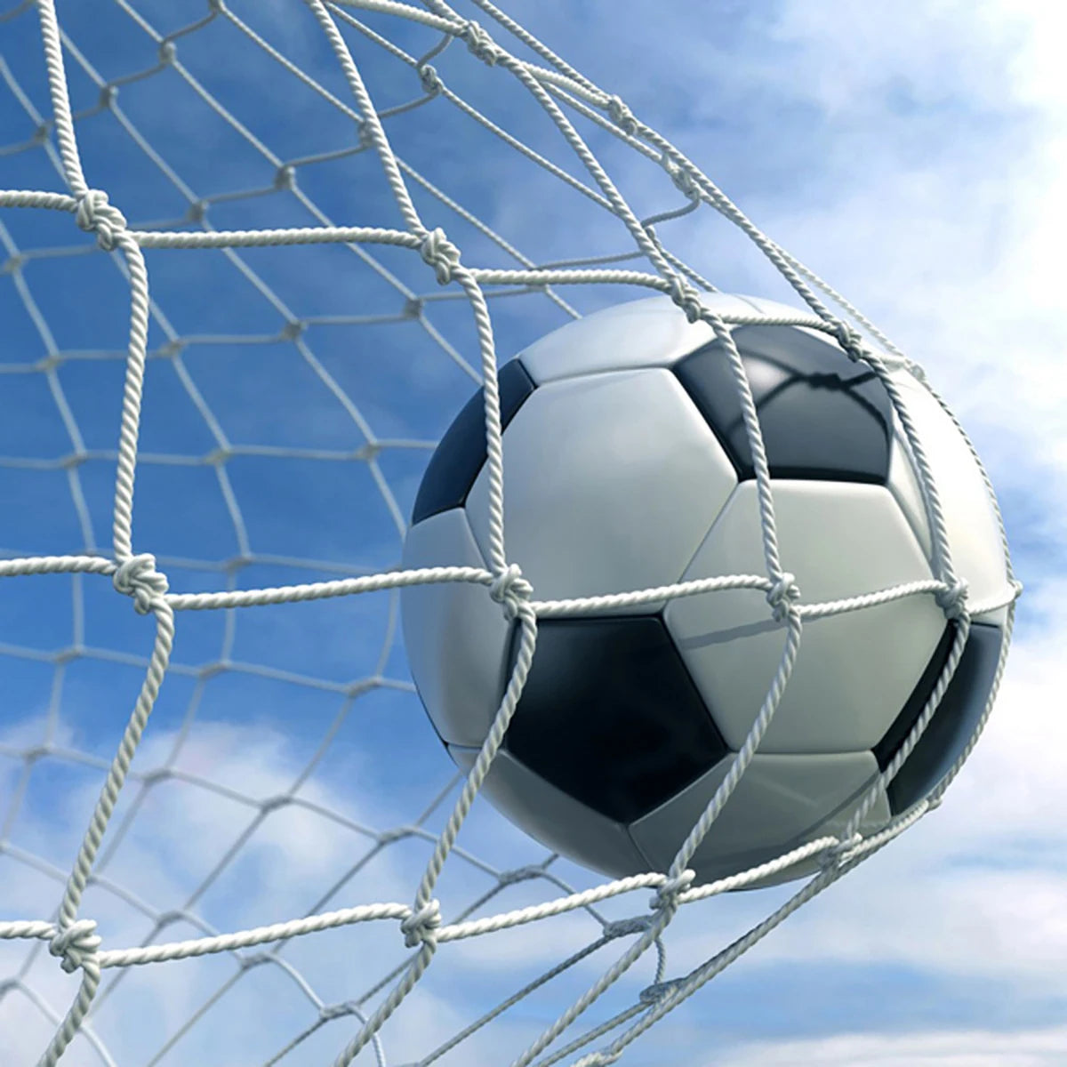 Soccer Goal Net Polyethylene Impact Resistant Soccer Goalpost Net Portable Soccer Match Equipment Club School Match Training