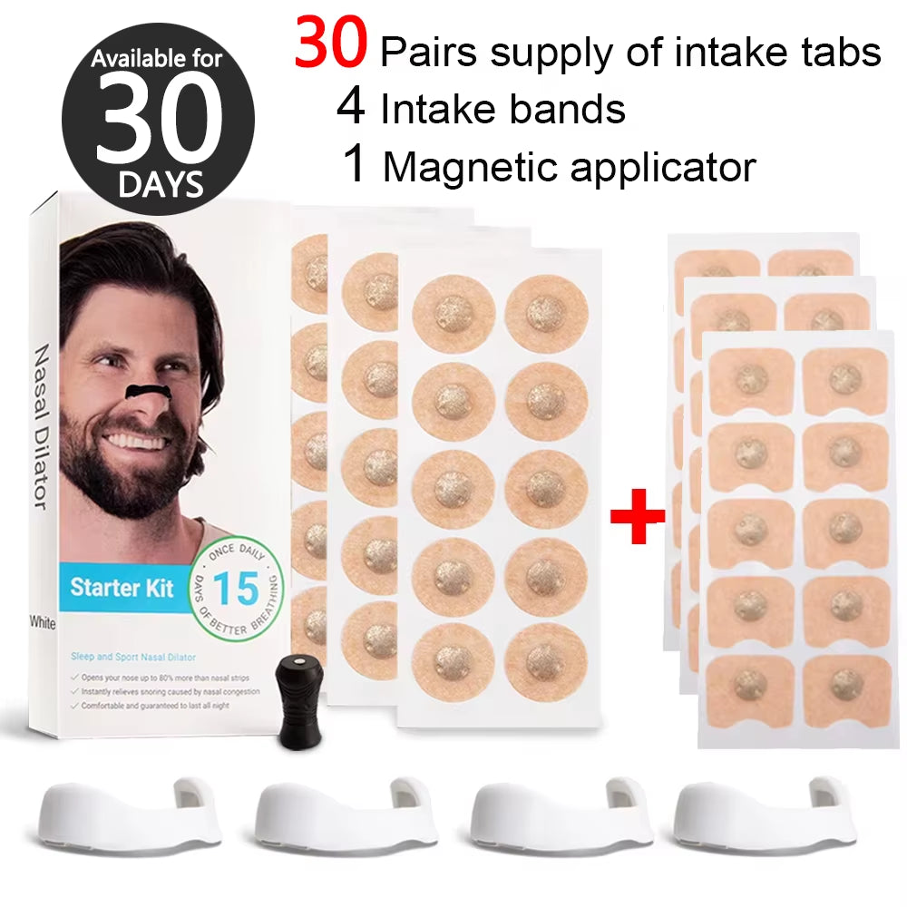Sports Nasal Strips Magnetic Nose Dilator Increase Sports Air Intake Improve Sleeping Reduce Snoring Magnetic Nasal Strips