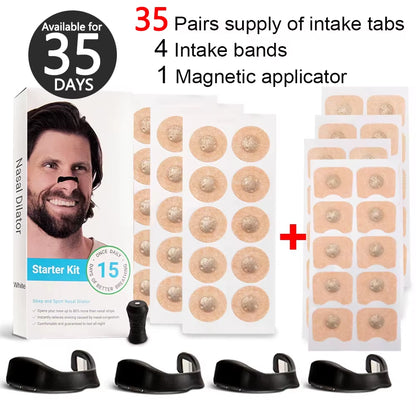 Sports Nasal Strips Magnetic Nose Dilator Increase Sports Air Intake Improve Sleeping Reduce Snoring Magnetic Nasal Strips