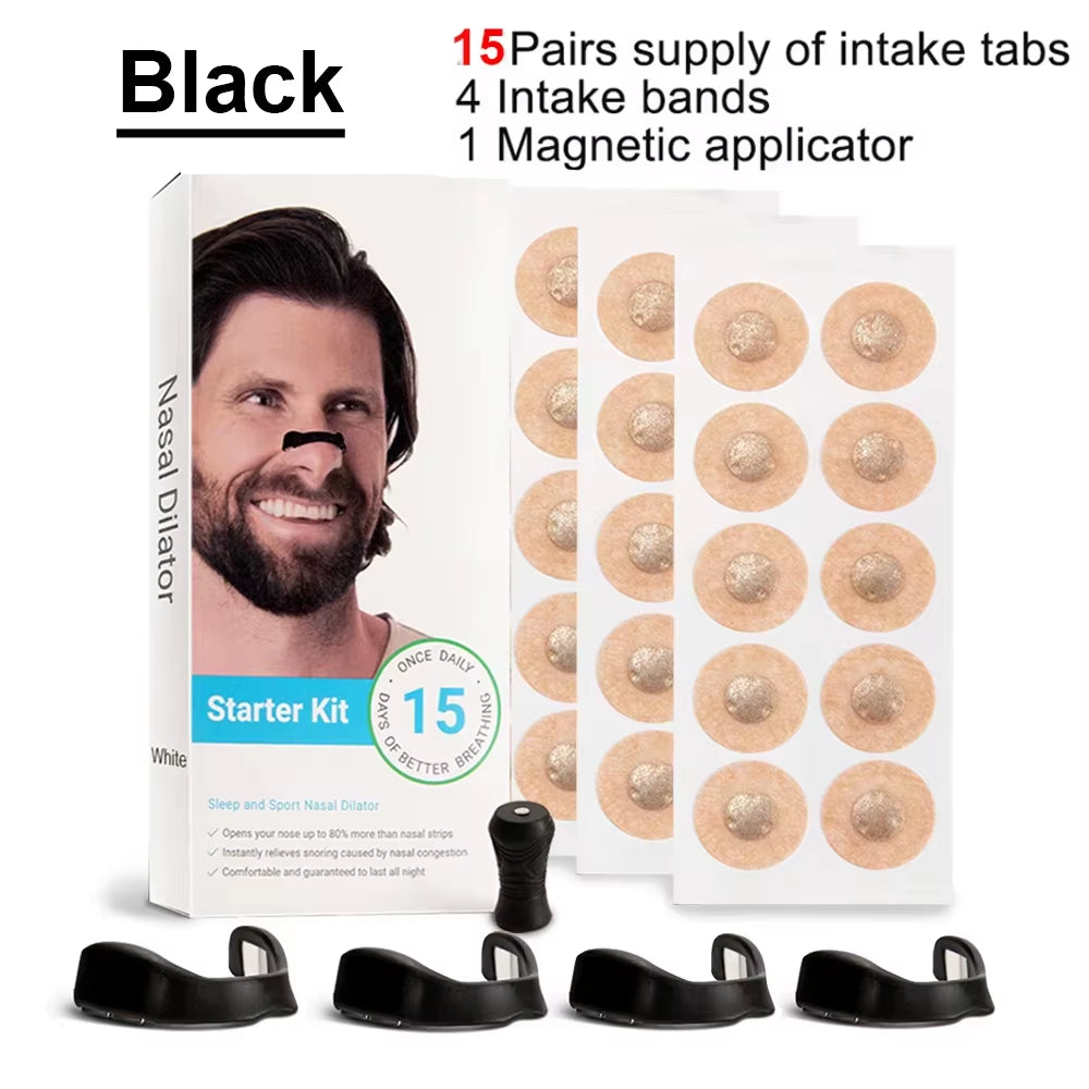Sports Nasal Strips Magnetic Nose Dilator Increase Sports Air Intake Improve Sleeping Reduce Snoring Magnetic Nasal Strips