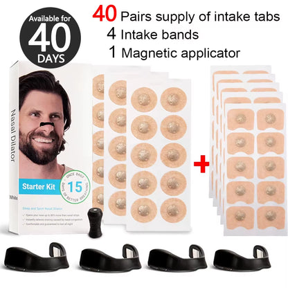 Sports Nasal Strips Magnetic Nose Dilator Increase Sports Air Intake Improve Sleeping Reduce Snoring Magnetic Nasal Strips