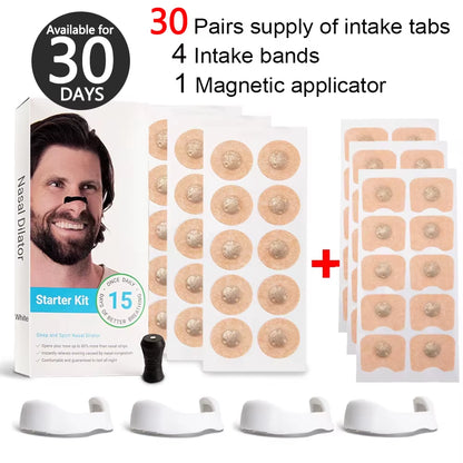 Sports Nasal Strips Magnetic Nose Dilator Increase Sports Air Intake Improve Sleeping Reduce Snoring Magnetic Nasal Strips