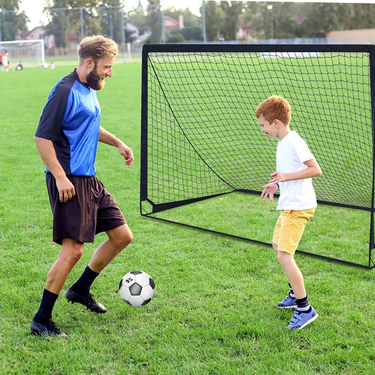 Set of 2 Portable Soccer Goals for Kids & Youth