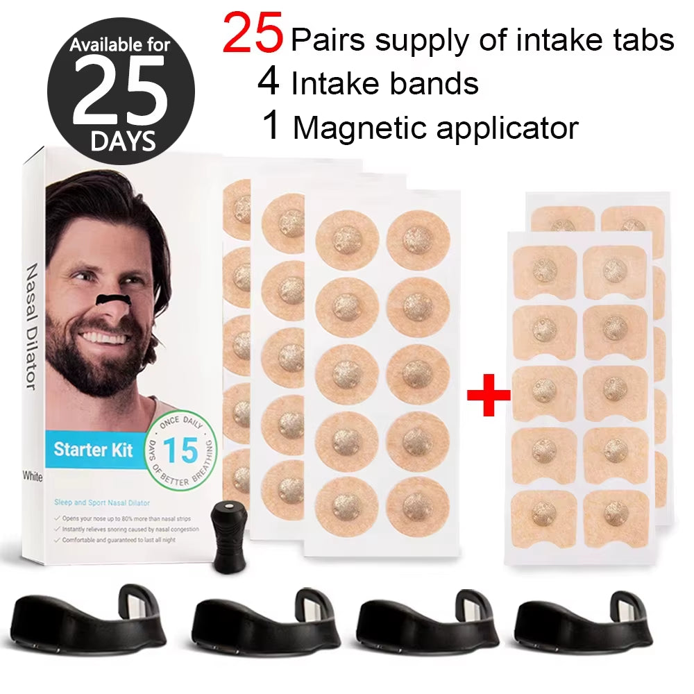 Sports Nasal Strips Magnetic Nose Dilator Increase Sports Air Intake Improve Sleeping Reduce Snoring Magnetic Nasal Strips
